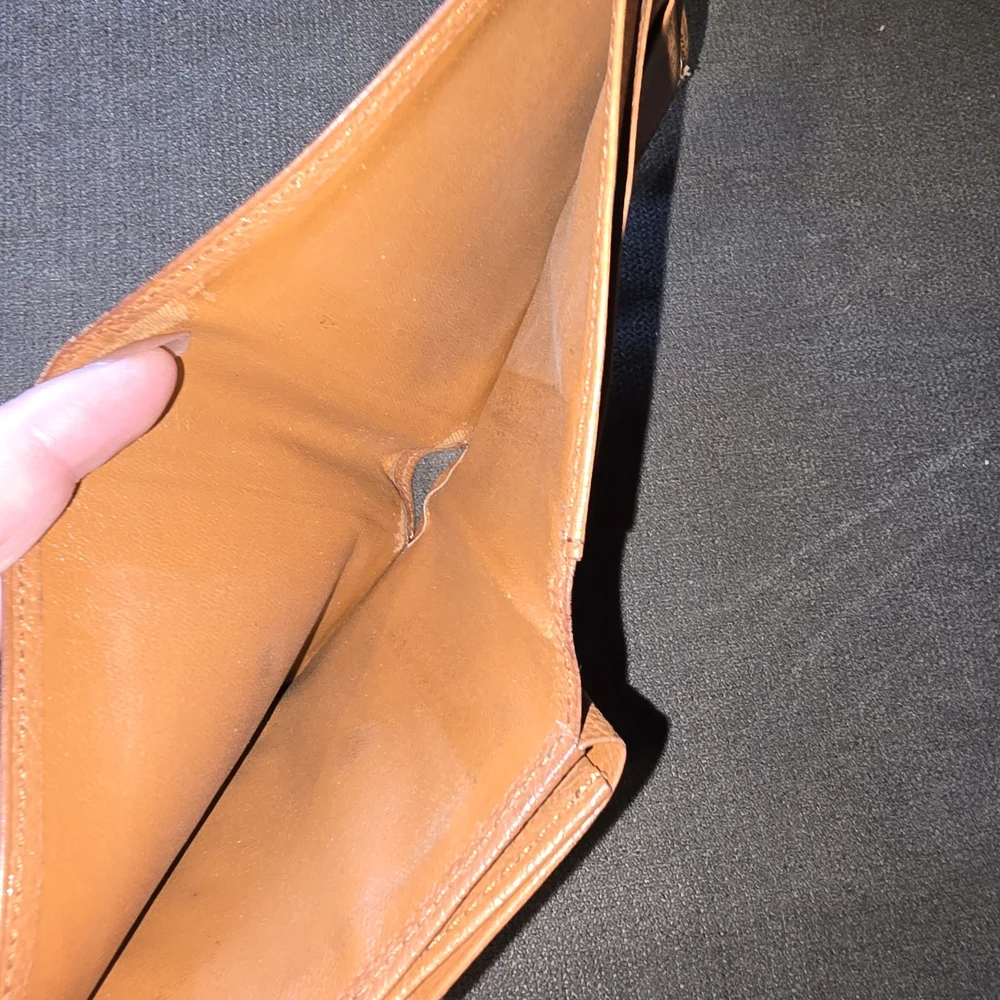 Yves Saint Laurent Tan Leather Card Holder